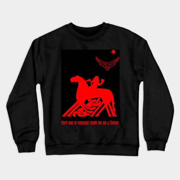 Viking Odin Crewneck Sweatshirt by MiljanaVuckovic